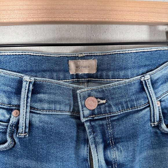 MOTHER Mid Rise Dazzler Ankle Fray in Riding the Cliffside Size 34 - Picture 5 of 13